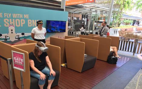 VR Travel Departure Lounge Queen St Mall Brisbane 2020 1